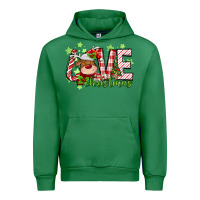 Emerald love christmas deer Urban Hoodie - MaliasSmallBusiness