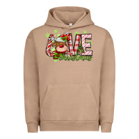 Pigment Burro love christmas deer Urban Hoodie - MaliasSmallBusiness