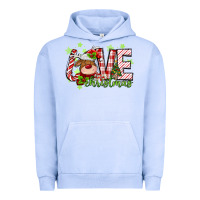 Pigment Grape Ice love christmas deer Urban Hoodie - MaliasSmallBusiness