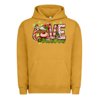 Pigment Peanut Butter love christmas deer Urban Hoodie - MaliasSmallBusiness
