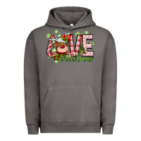 Pigment Tornado love christmas deer Urban Hoodie - MaliasSmallBusiness