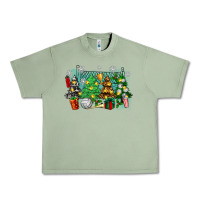 Oil Green christmas trees with tennis Urban Heavy Tee - Zillion Design Studio