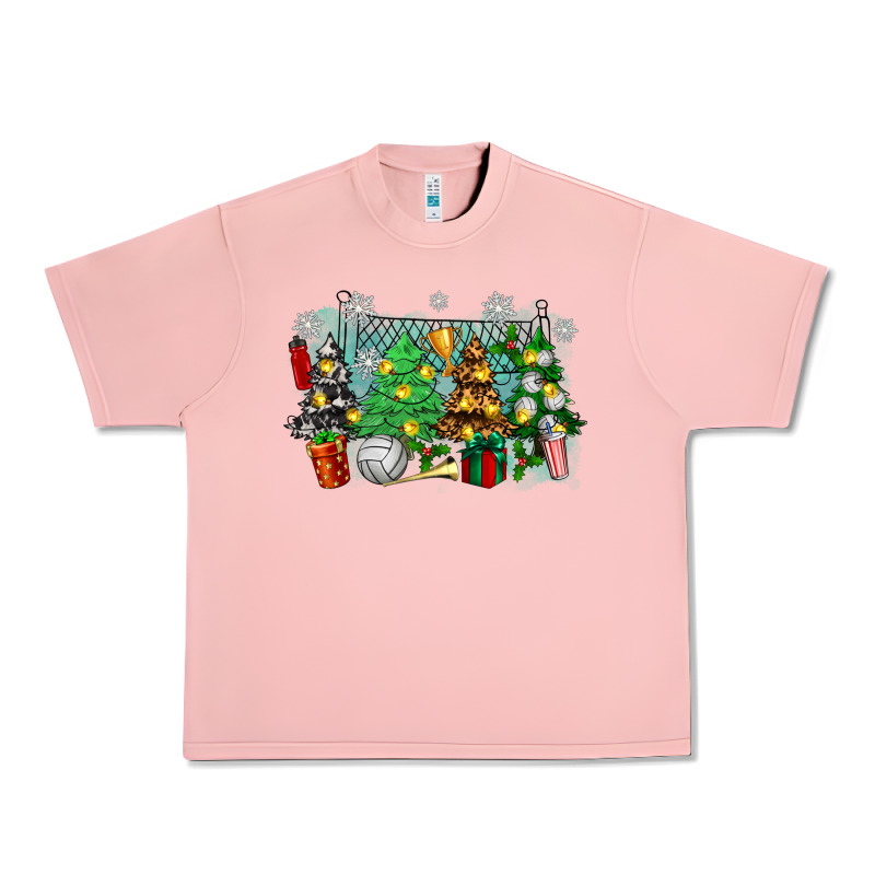 Christmas Trees With Tennis Urban Heavy Tee by Zillion Design Studio | Teevron