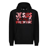 Black jesus is my valentine Premium Hoodie - MaliasSmallBusiness