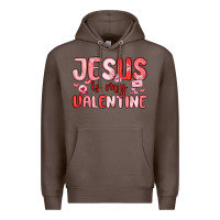 Coffee jesus is my valentine Premium Hoodie - MaliasSmallBusiness