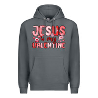 Rock jesus is my valentine Premium Hoodie - MaliasSmallBusiness