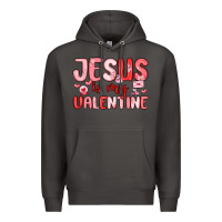 Smoke jesus is my valentine Premium Hoodie - MaliasSmallBusiness