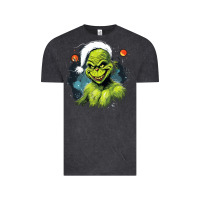 Vintage Black Grinch Vintage Tee - Unal Design