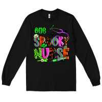 Black one spooky nurse Long Sleeve Tee - Zillion Design Studio