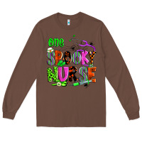 Chestnut one spooky nurse Long Sleeve Tee - Zillion Design Studio