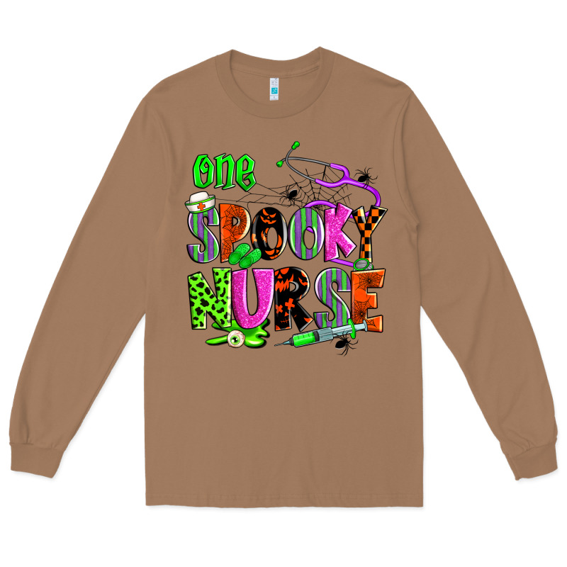 One Spooky Nurse Long Sleeve Tee by Zillion Design Studio | Teevron