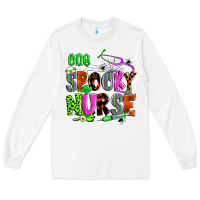 White one spooky nurse Long Sleeve Tee - Zillion Design Studio
