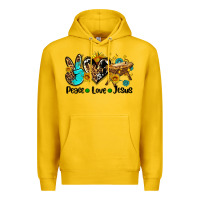 Lemon peace love jesus Premium Hoodie - AdoDesignShop