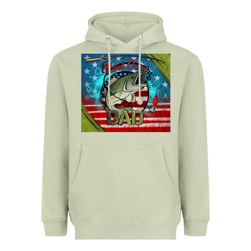 Reel Cool Dad Fishing Heavyweight Hoodie by Jasminsmagicworld | Teevron