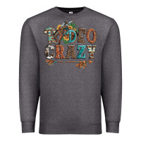 Charcoal Heather rodeo crazy bucking bronco cowboy Premium Sweatshirt - Artiststas