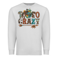 Dove Grey rodeo crazy bucking bronco cowboy Premium Sweatshirt - Artiststas