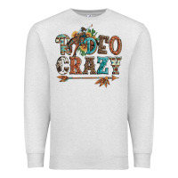 Oatmeal Heather rodeo crazy bucking bronco cowboy Premium Sweatshirt - Artiststas