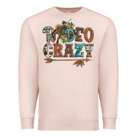 Pale Pink rodeo crazy bucking bronco cowboy Premium Sweatshirt - Artiststas