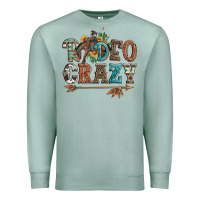 Seafoam rodeo crazy bucking bronco cowboy Premium Sweatshirt - Artiststas