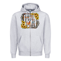 Heather Grey mama western Zipper Hoodie - RacoonDesign