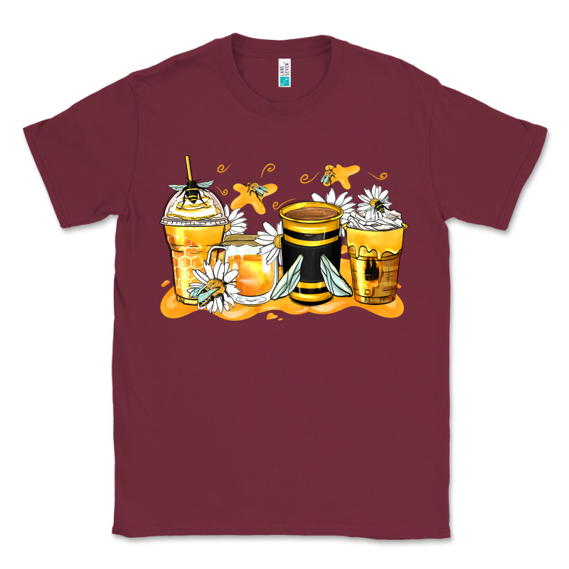 Bumble Bee Coffee Cups Classic Tee by Zillion Design Studio | Teevron
