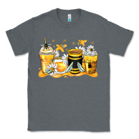 Charcoal Heather bumble bee coffee cups Classic Tee - Zillion Design Studio
