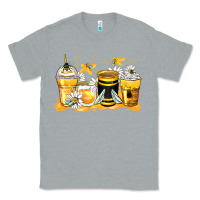 Heather Grey bumble bee coffee cups Classic Tee - Zillion Design Studio