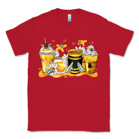 Red bumble bee coffee cups Classic Tee - Zillion Design Studio