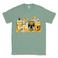 Sage bumble bee coffee cups Classic Tee - Zillion Design Studio