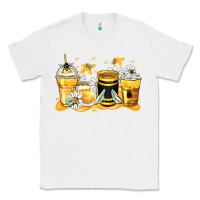 White bumble bee coffee cups Classic Tee - Zillion Design Studio