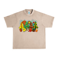 French Oak christmas trees with softball Urban Heavy Tee - Zillion Design Studio