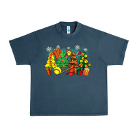 Midnight Navy christmas trees with softball Urban Heavy Tee - Zillion Design Studio