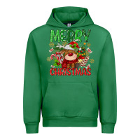 Emerald merry christmas deer Urban Hoodie - MaliasSmallBusiness