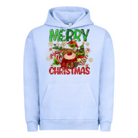 Pigment Grape Ice merry christmas deer Urban Hoodie - MaliasSmallBusiness