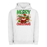 Pigment Lunar Rock merry christmas deer Urban Hoodie - MaliasSmallBusiness