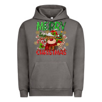 Pigment Tornado merry christmas deer Urban Hoodie - MaliasSmallBusiness