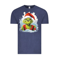 Vintage Denim Grinch Vintage Tee - Unal Design