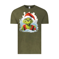 Vintage Olive Grinch Vintage Tee - Unal Design