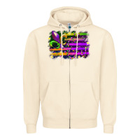 Sandshell mardi gras flag Zipper Hoodie - RacoonDesign