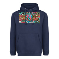 Navy super nurse license plate Heavyweight Hoodie - BundleAndBundleShop