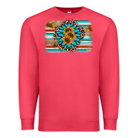 Cardinal gemstone sunflower background Premium Sweatshirt - AdoDesignShop