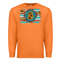 Carrot gemstone sunflower background Premium Sweatshirt - AdoDesignShop