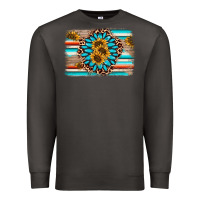 Smoke gemstone sunflower background Premium Sweatshirt - AdoDesignShop