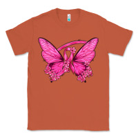Copper Breast Cancer Butterfly Classic Tee - texasbilliewilder