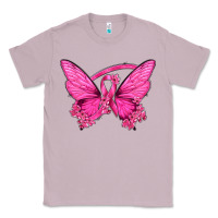 Lilac Breast Cancer Butterfly Classic Tee - texasbilliewilder
