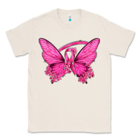 Natural Breast Cancer Butterfly Classic Tee - texasbilliewilder