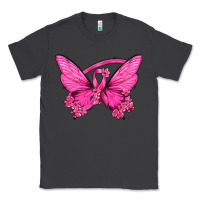 Smoke Breast Cancer Butterfly Classic Tee - texasbilliewilder