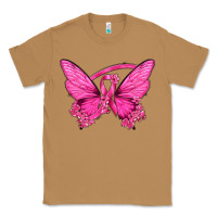 Toasted Coconut Breast Cancer Butterfly Classic Tee - texasbilliewilder