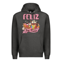 Charcoal Heather mexican new year Premium Hoodie - MaliasSmallBusiness