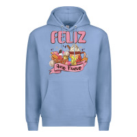 Colony Blue mexican new year Premium Hoodie - MaliasSmallBusiness